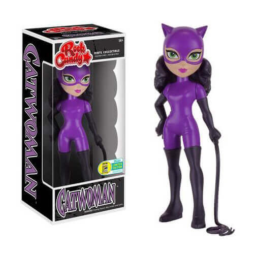 Figura Rock Candy DC de Catwoman exclusiva de la San Diego Comic Con 2016