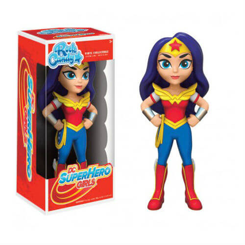 Figura Rock Candy DC de Wonder Woman de Super Hero Girls