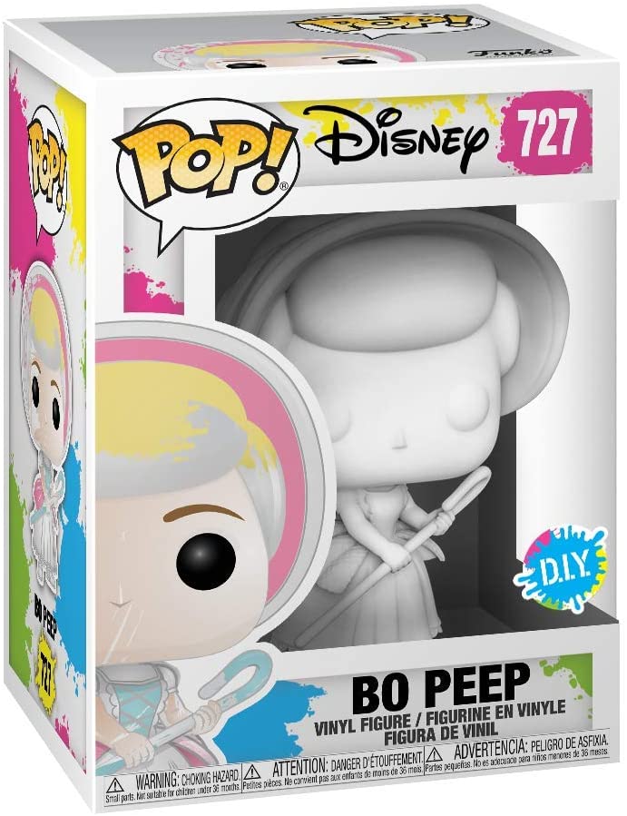 Funko Pop de Bo Peep de Toy Story en blanco