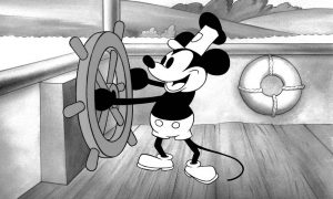 Mickey Mouse en el corto Steamboat Willie